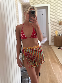 The Cha-Cha Skirt - Ikat Dot