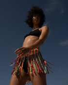 The Cha-Cha Skirt in Ikat Dot