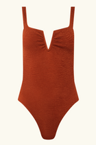 The Lucia One Piece - Chocolate Crinkle