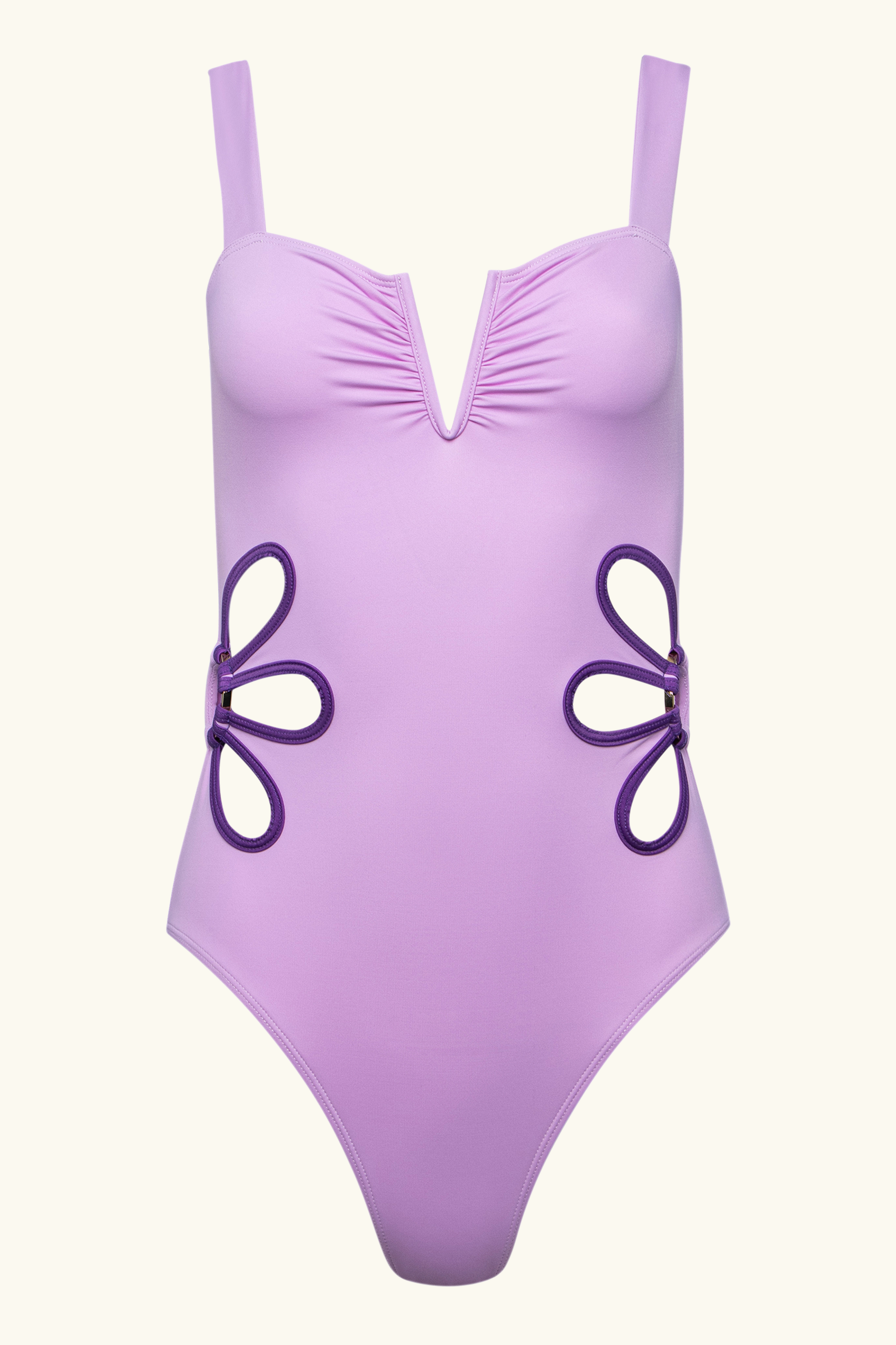 The Flora One Piece - Lilac & Plum