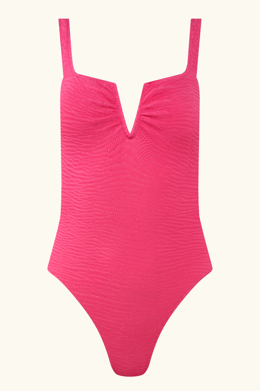 The Lucia One Piece - Raspberry Crinkle