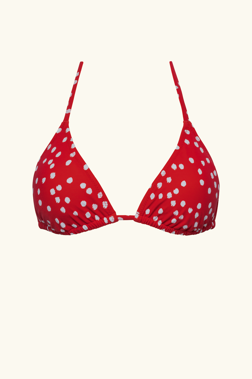 The Izzy Top - Red Ikat Dot