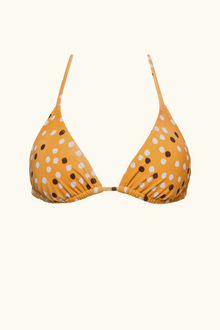 The Izzy Top - Marigold Ikat Dot