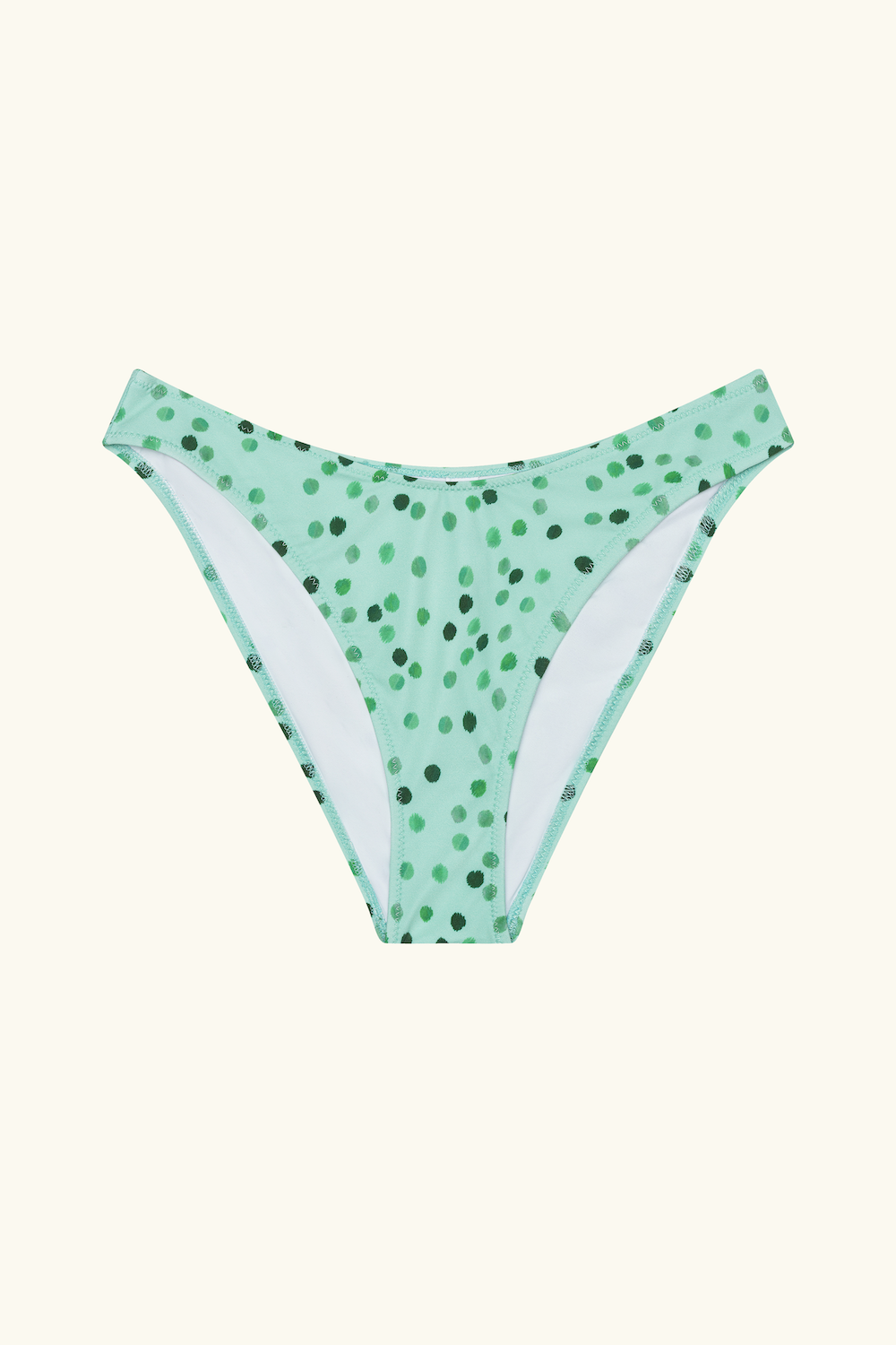 The Jane Bottom - Green Ikat Dot