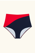 The Josie Bottom - Red & Navy