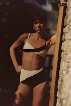 The Josie Top - Black and Ivory