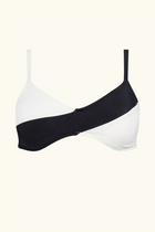 The Josie Top - Black and Ivory