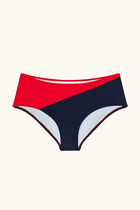 The Eden Bottom - Red & Navy
