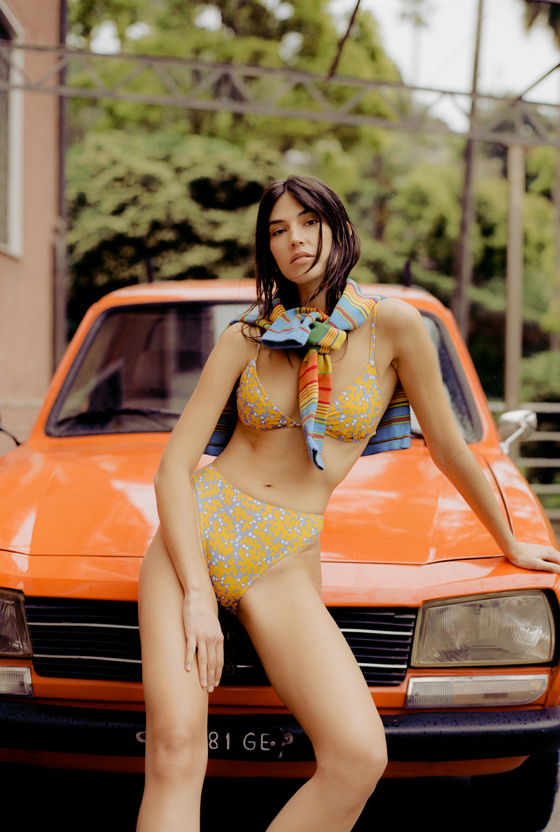 The Lucy Top - Periwinkle Coral