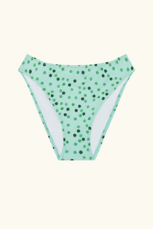 The Marie Bottom - Green Ikat Dot