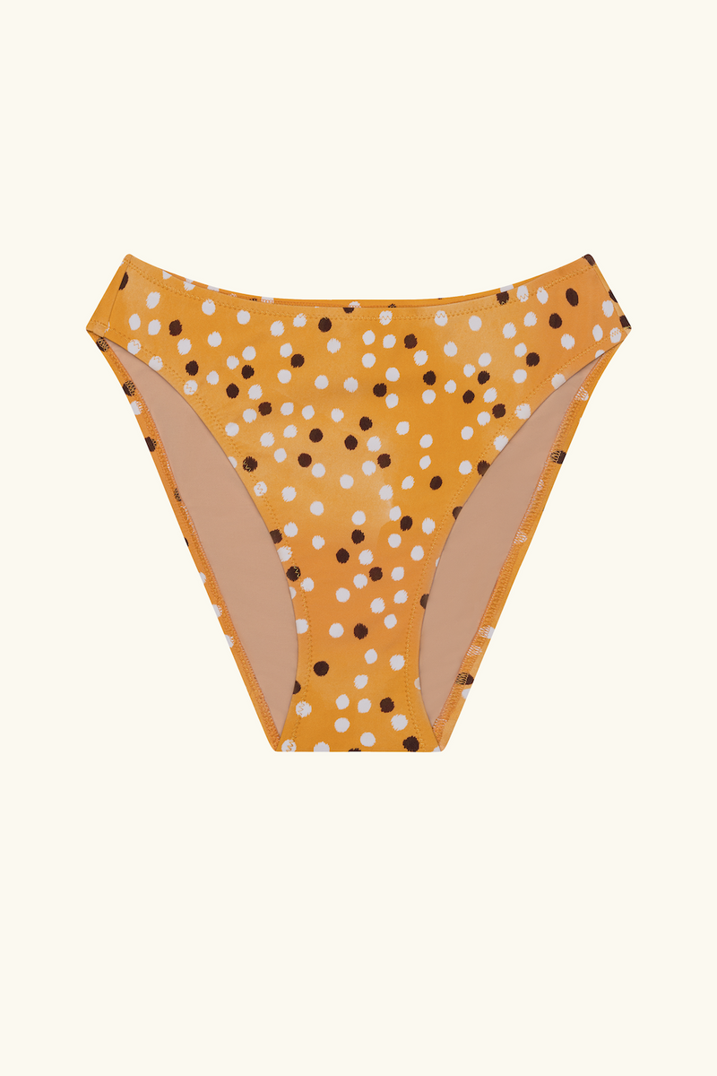 The Marie Bottom - Marigold Ikat Dot