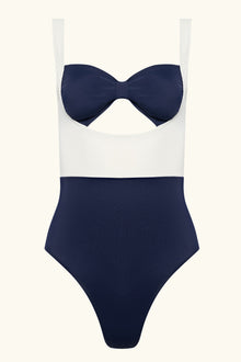 The Pamela - Navy & Ivory
