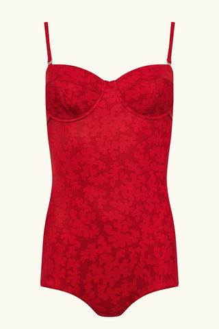 The Regina One Piece - Red Coral