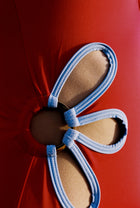 The Flora One Piece - Poppy & Blue