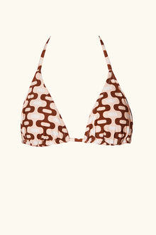 The Izzy Top - Brown Ogee