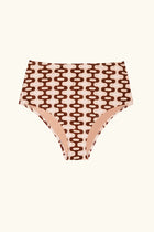 The Sarah Bottom - Brown Ogee