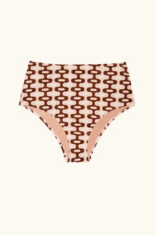 The Sarah Bottom - Brown Ogee