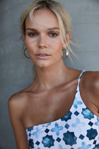 The Charlotte Top in Azure