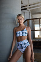 The Charlotte Top in Azure